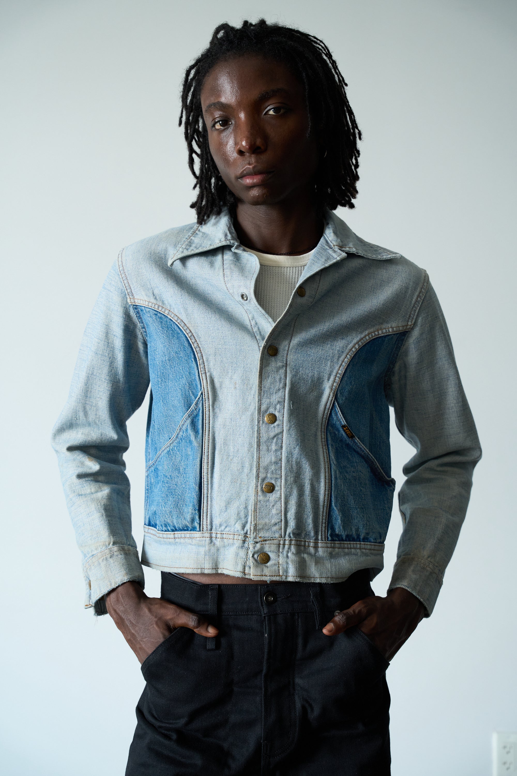 ジャケット・アウター ameri vintage 2way reversible denim coat Kapital Denim Bone Lining Reversible Zip-Up Work Jacket | Liberty