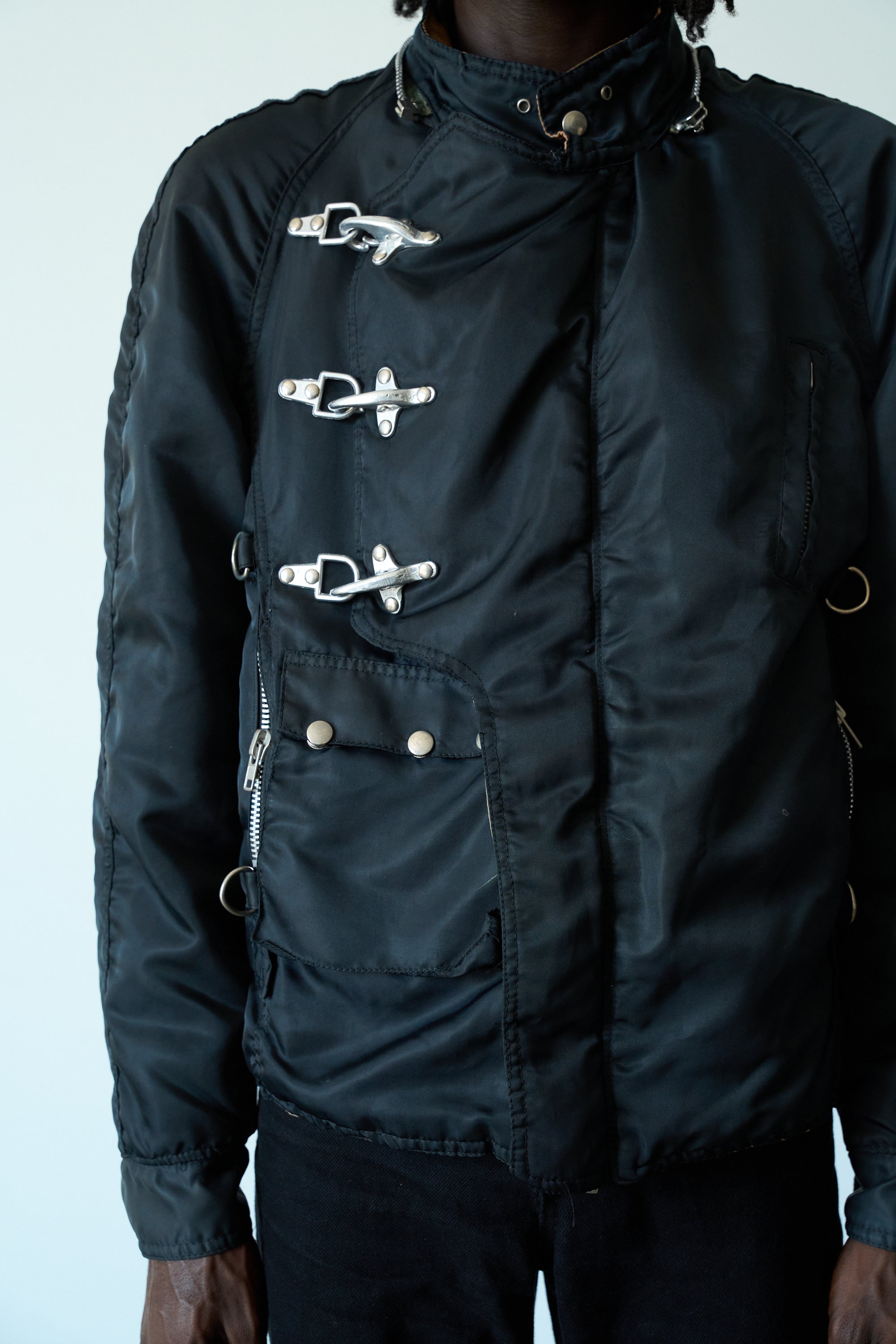 1980s Avirex M445A Black Clasp Jacket – Ametora