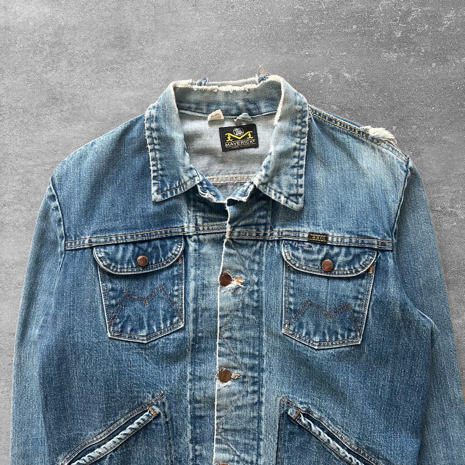 1970s Maverick Blue Bell Denim Jacket – Ametora