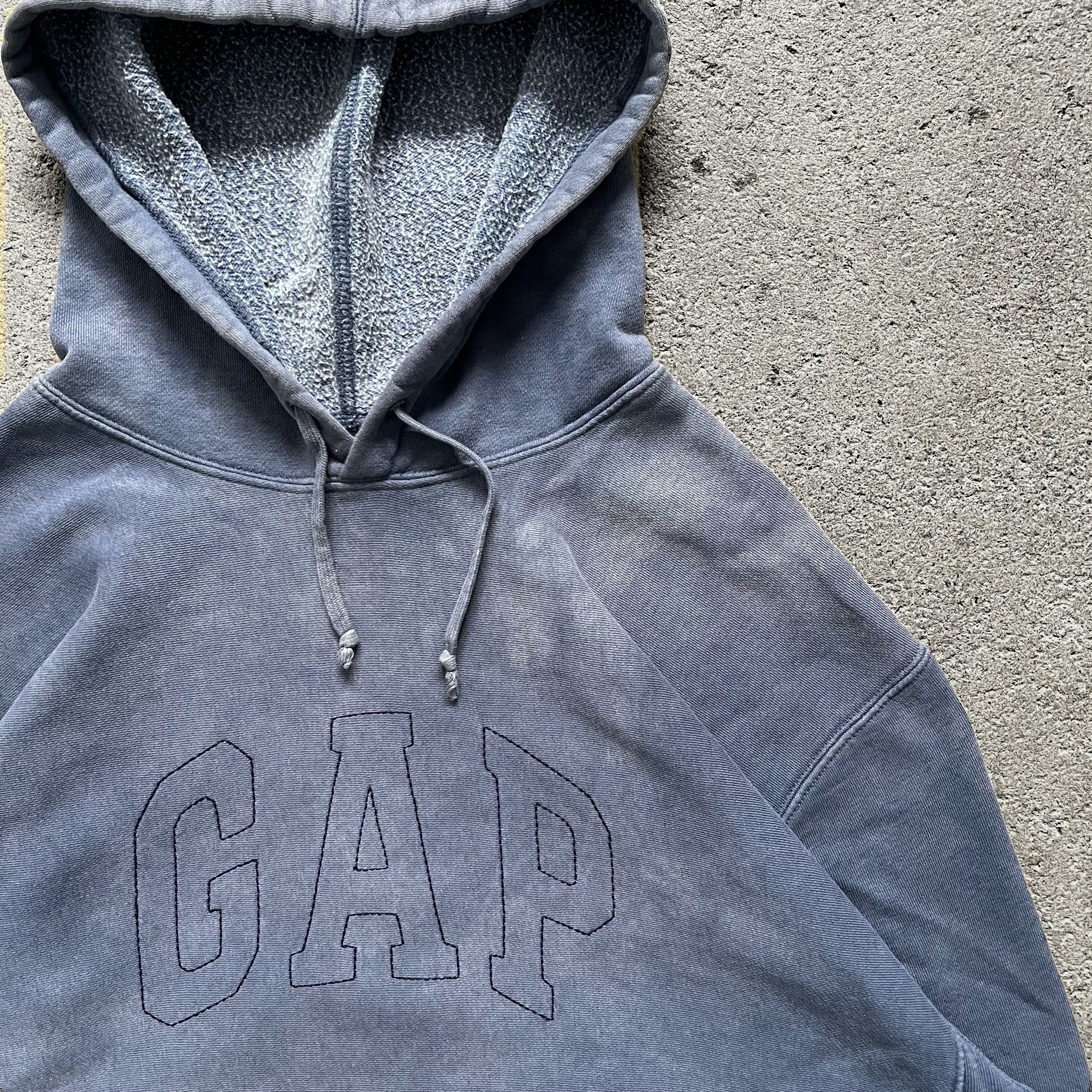 2000s Gap Hoodie Faded Blue – Ametora