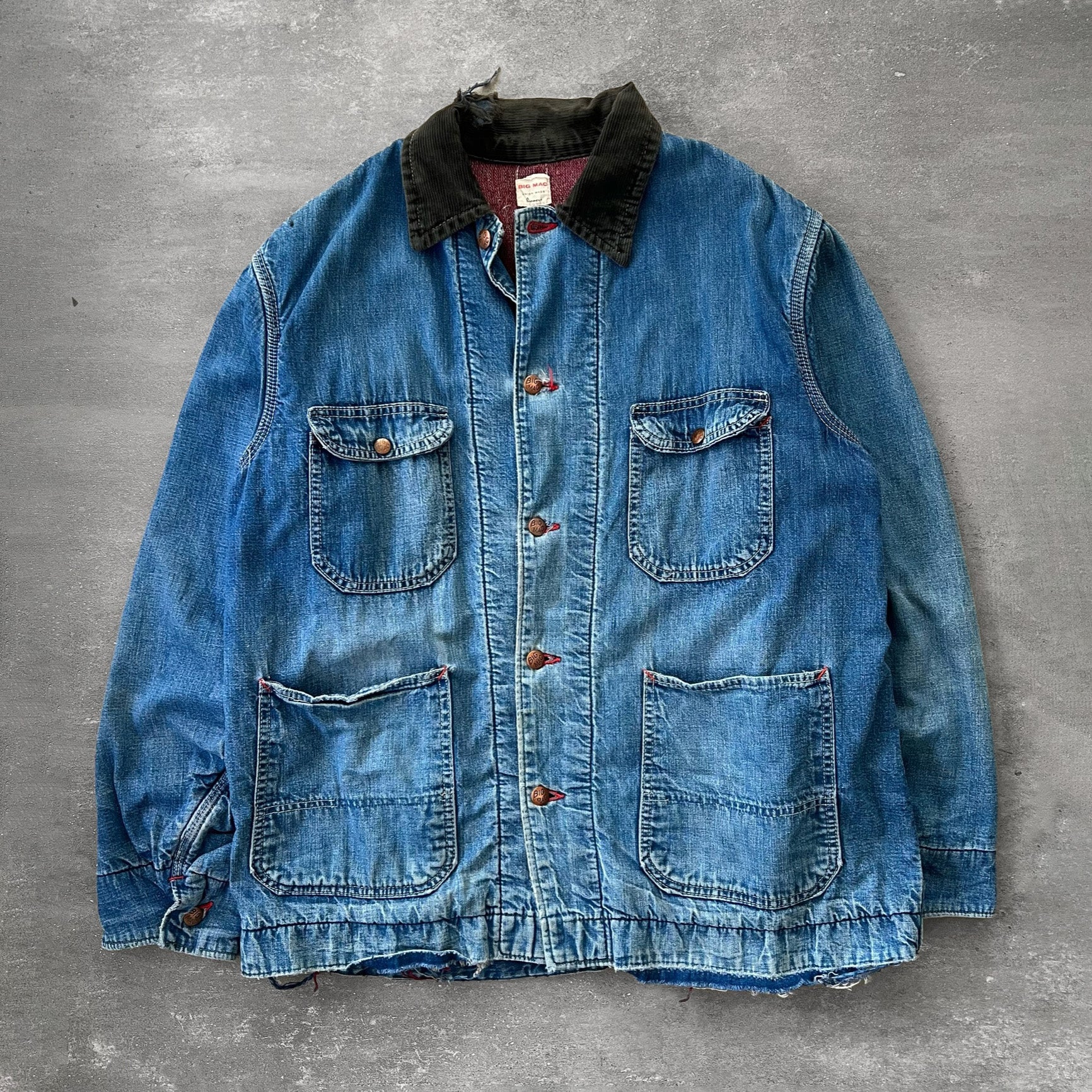 1950s Penney's Big Mac Denim Chore Coat – Ametora
