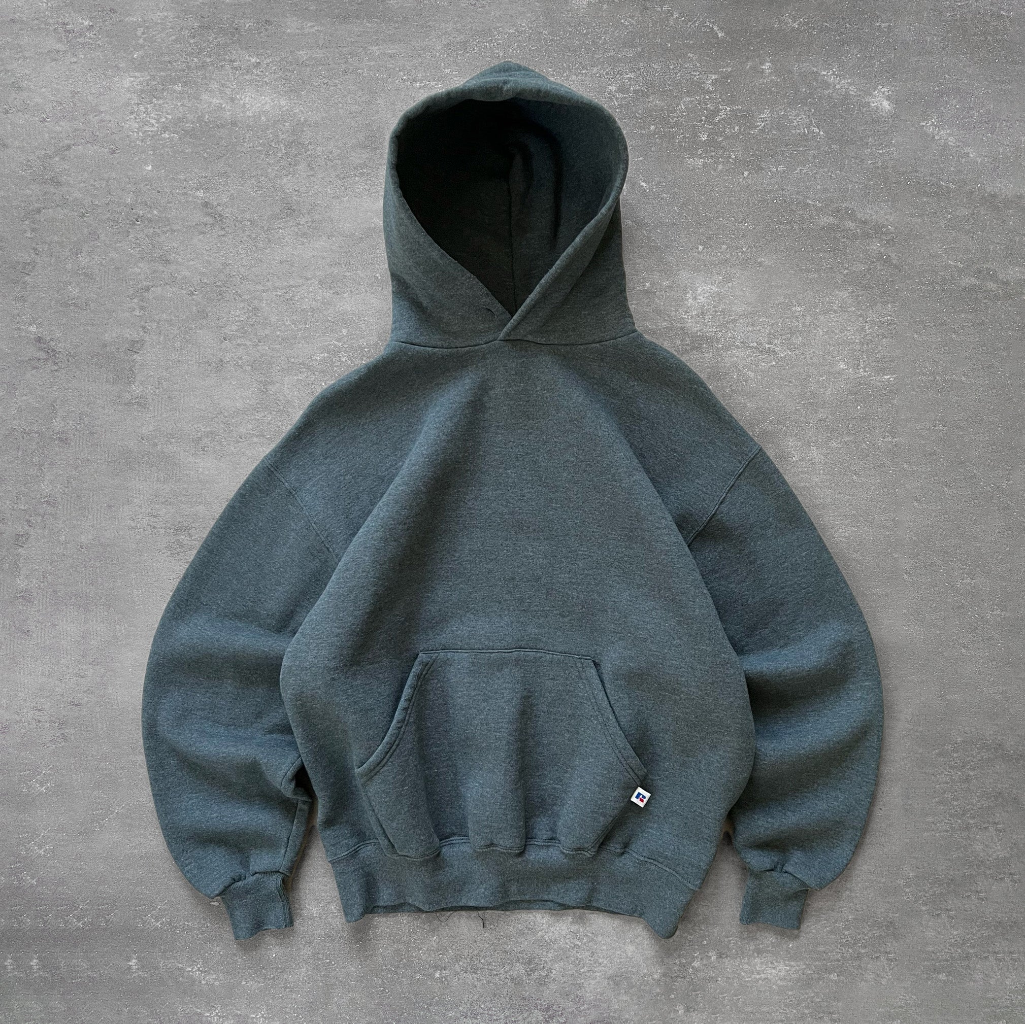 1990s Russell Hoodie Dark Gray – Ametora