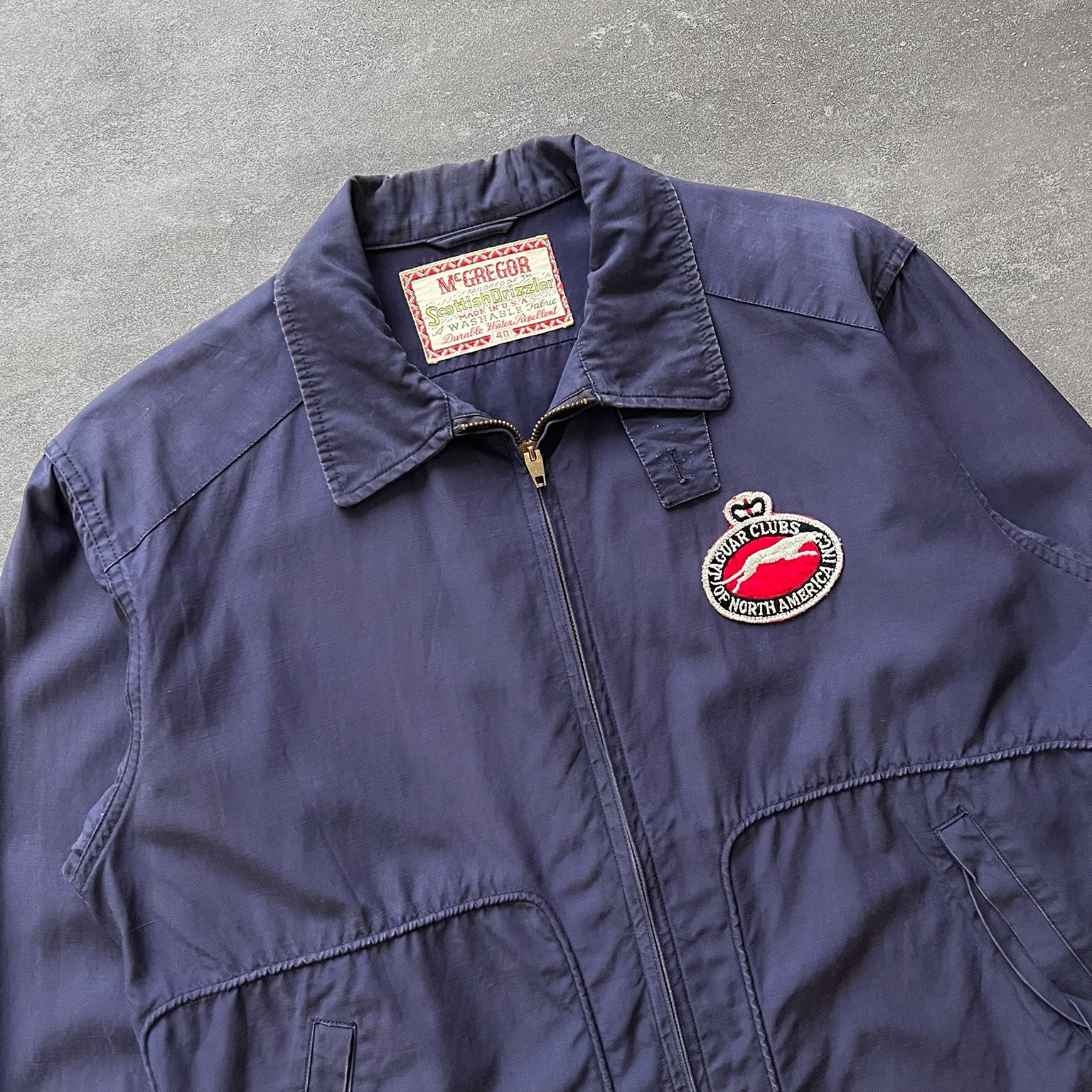 1950s McGregor Drizzler Jaguar Car Club Jacket – Ametora