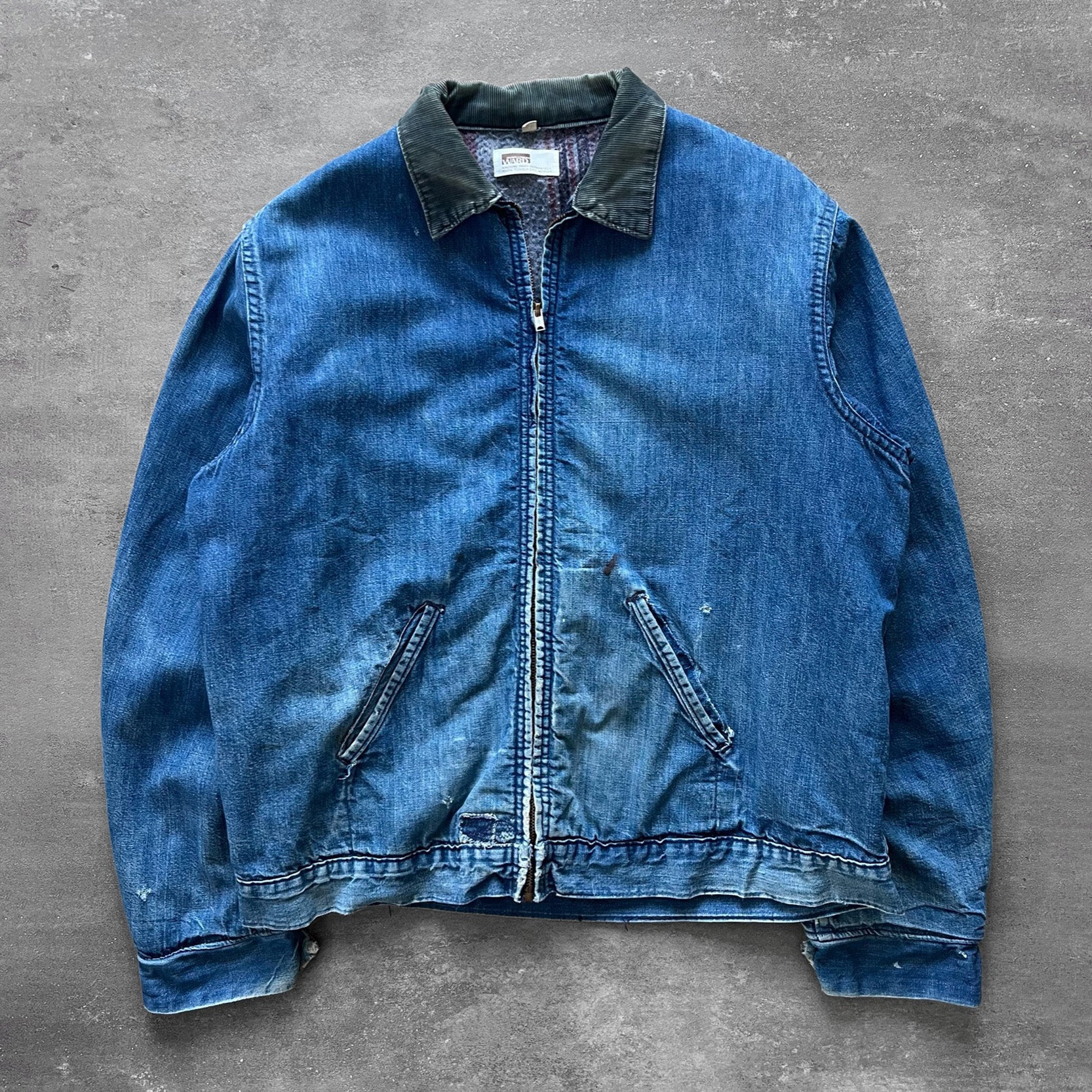 1970s Montgomery Ward Denim Work Jacket