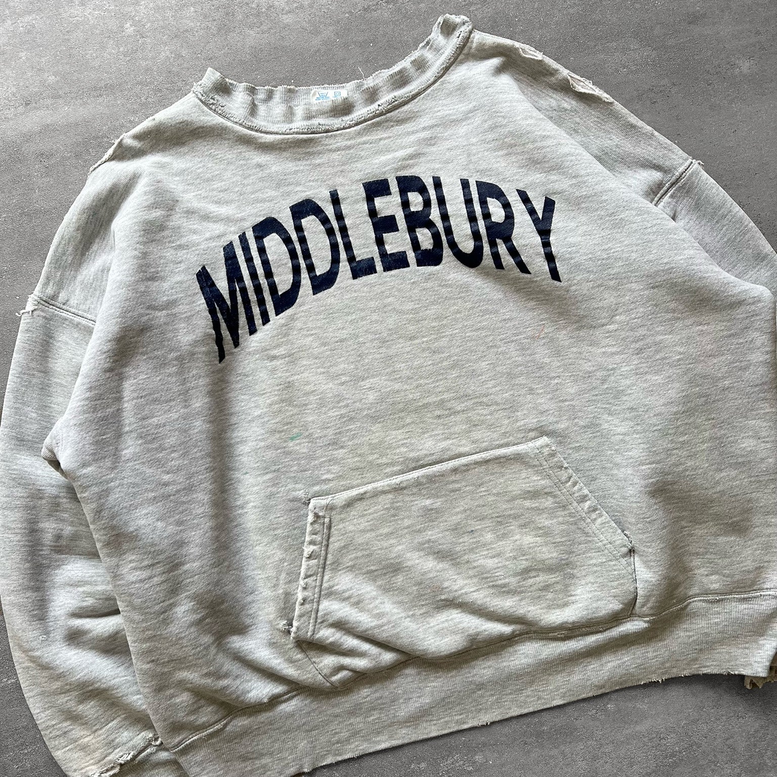 1980s Champion RW Middlebury Double Face Crewneck