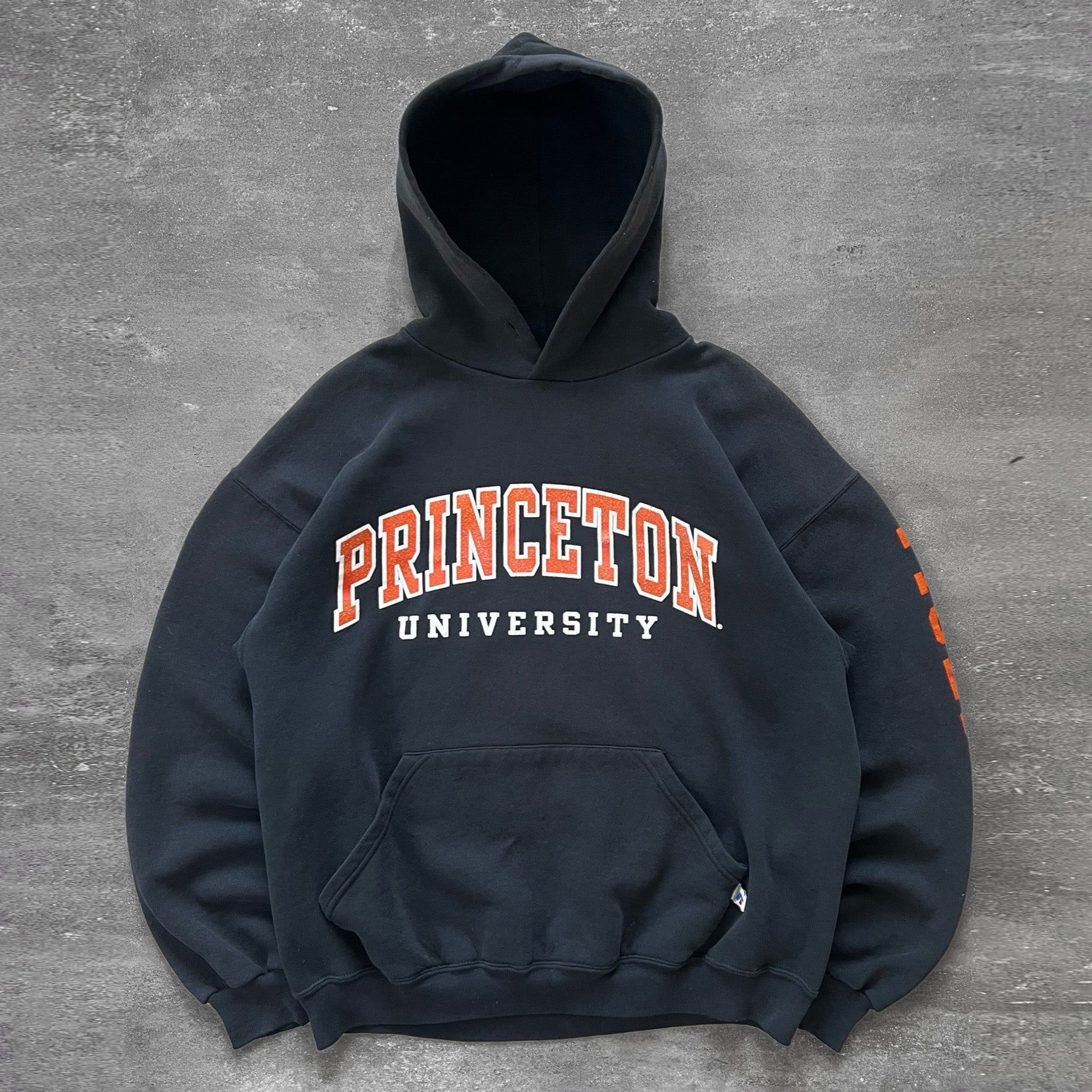 2000'S ~ Russell College Sweatshirt, Men's XL cotton gray type Vintage Second Hand