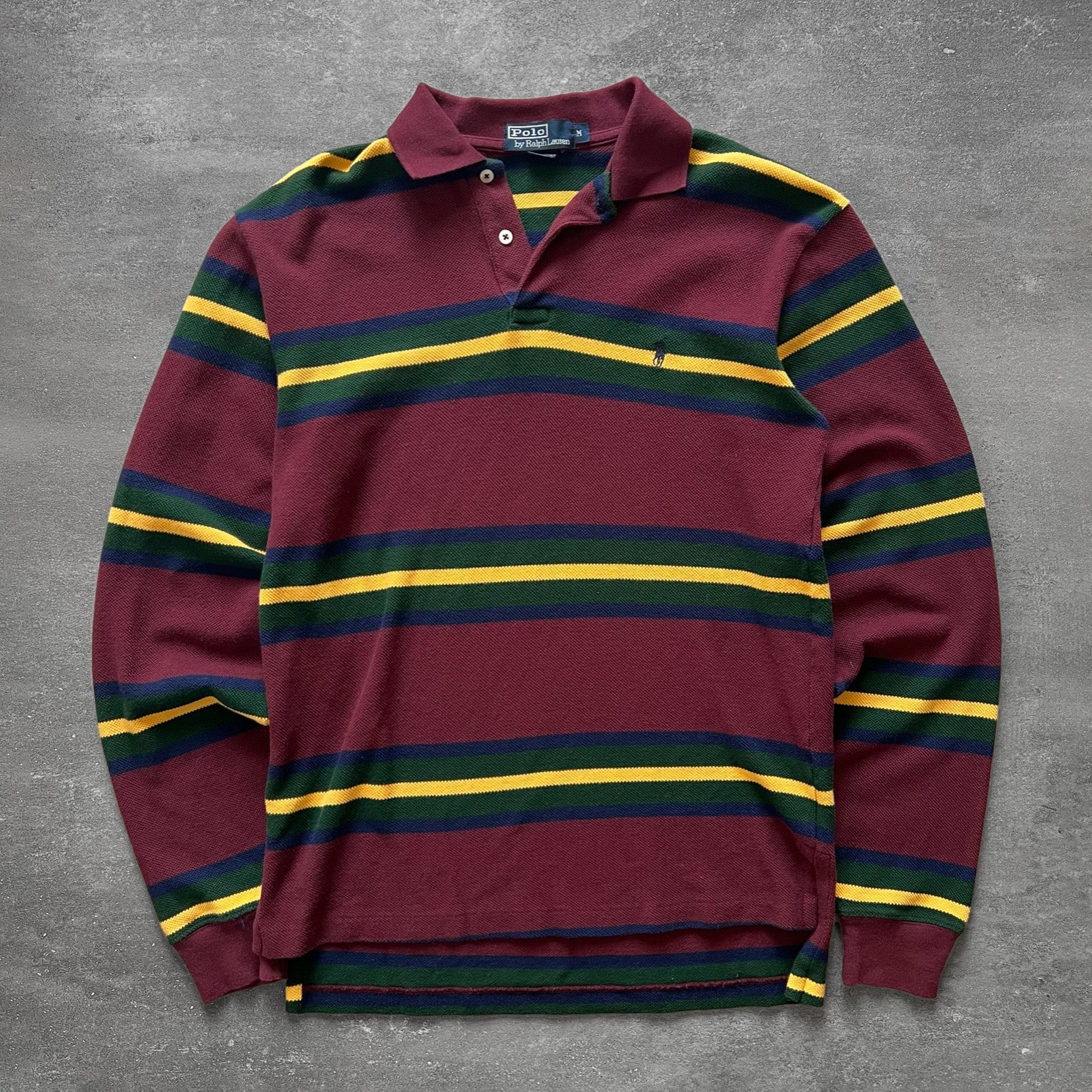 Vintage 2000’s striped polo Ralph Lauren long sleeve top main image 0