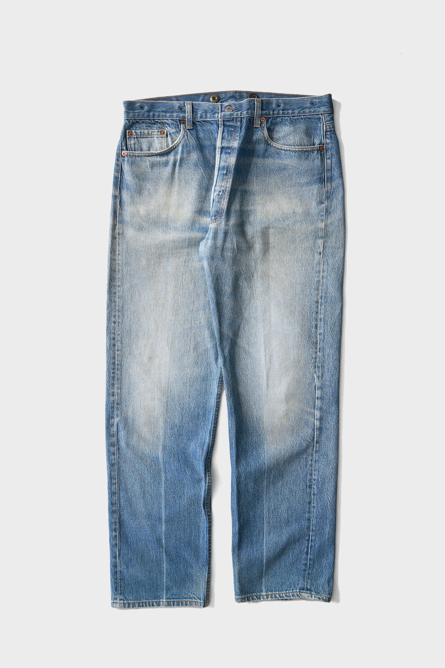 1990s Levi's 501 Faded Blue Jeans 35