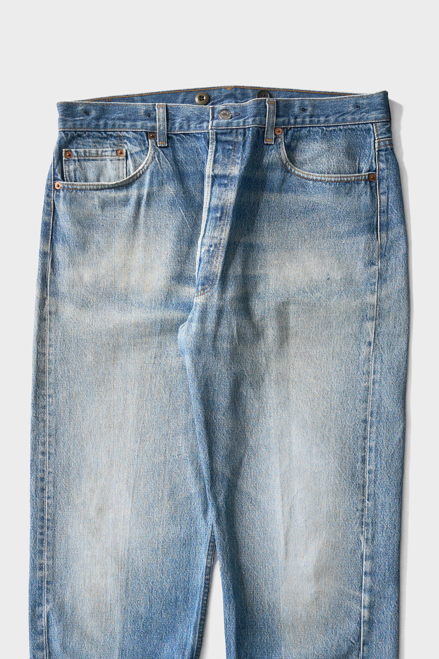 1990s Levi's 501 Faded Blue Jeans 35