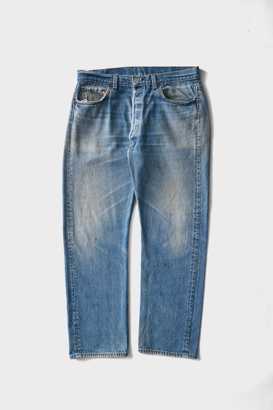 1990s Levi's 501 Faded Blue Jeans 33