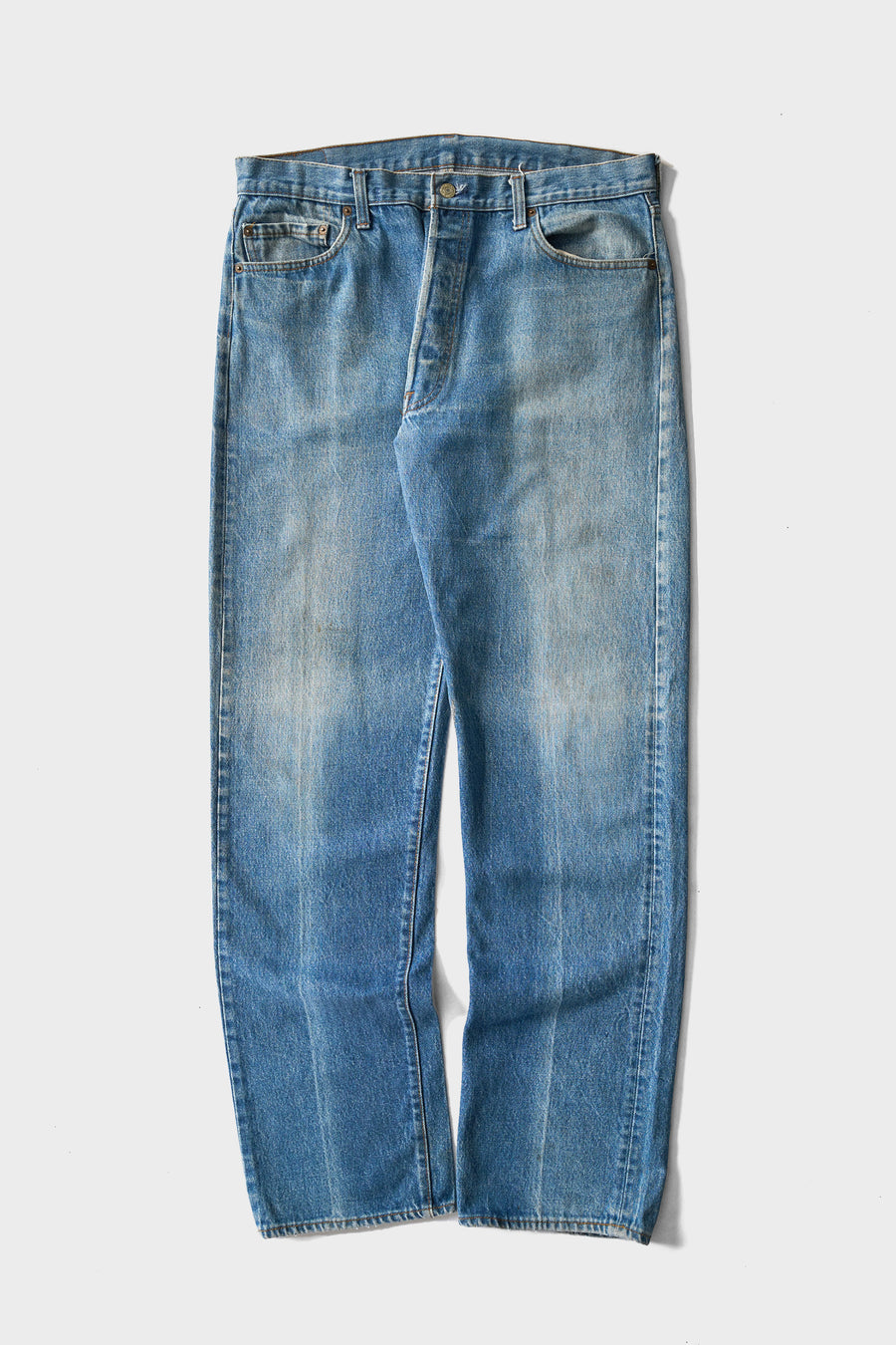 1990s Levi's 501 Faded Blue Jeans 35