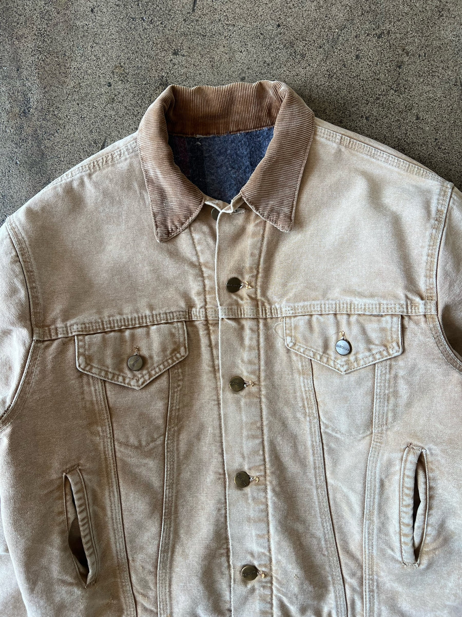 1990s Carhartt Trucker Jacket Faded Tan