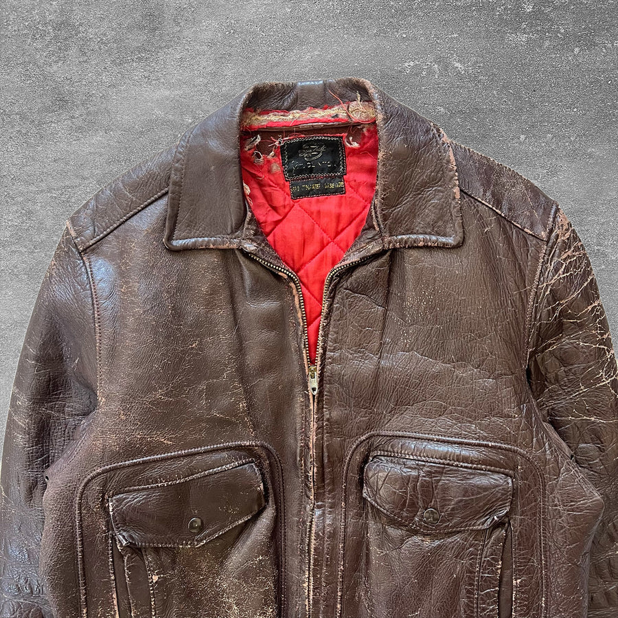 1950s A2 Horsehide Leather Jacket