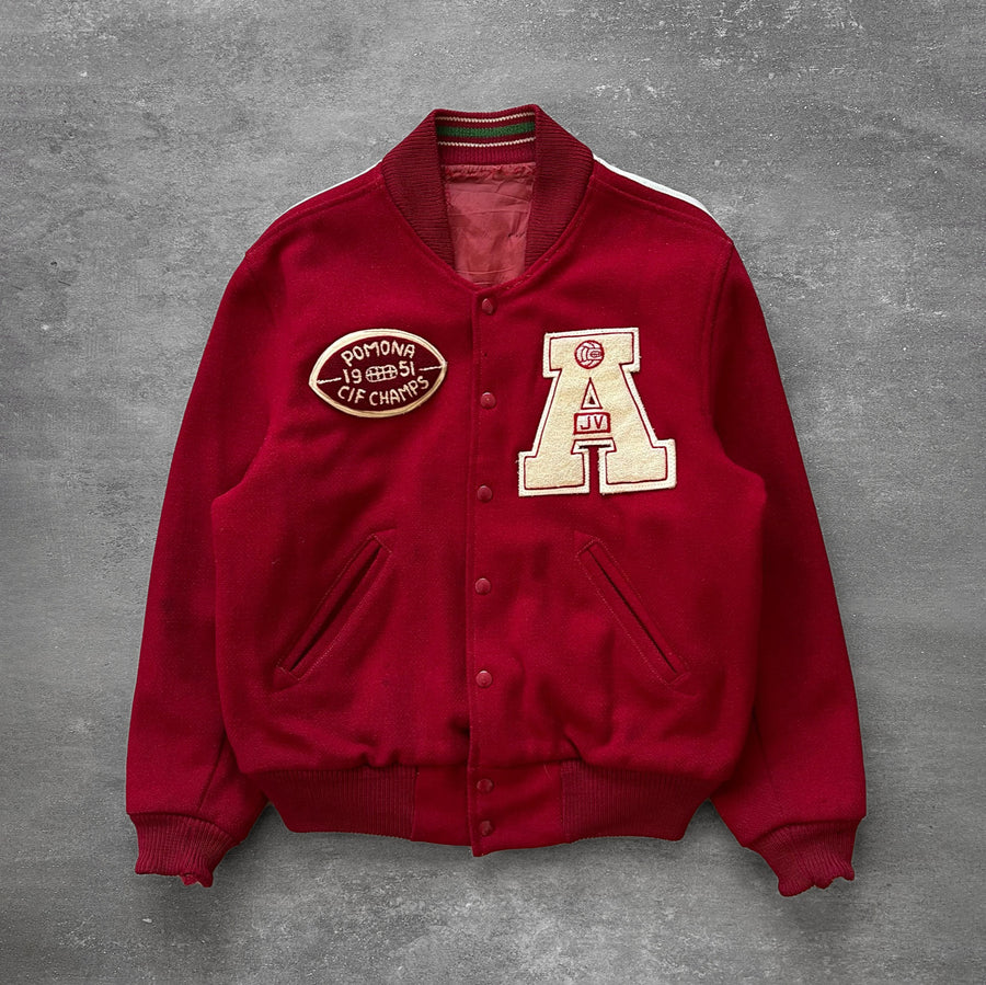 1950s Pomona Two Tone Varsity Jacket