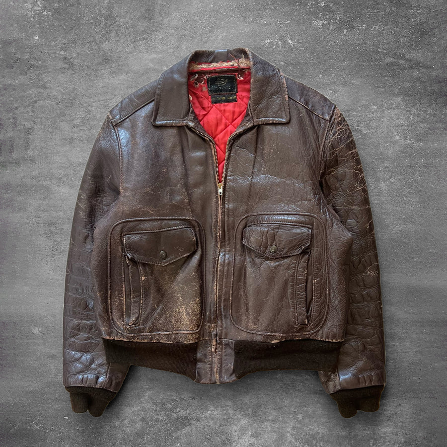 1950s A2 Horsehide Leather Jacket