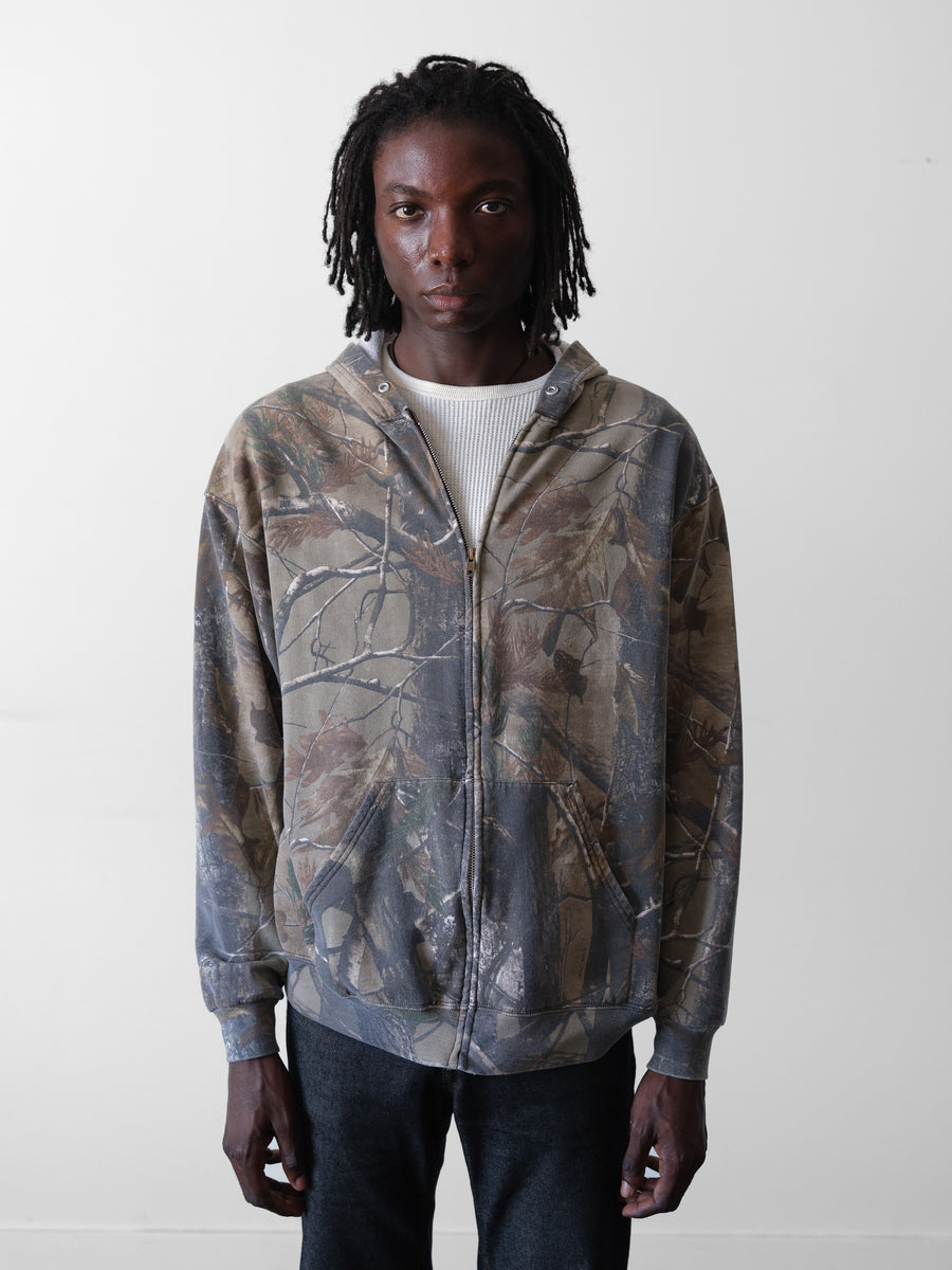 2000s Faded Realtree Camo Zip Hoodie