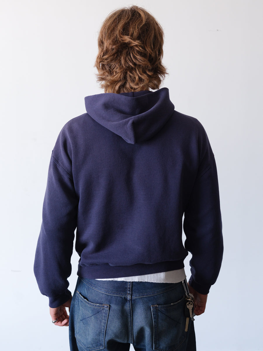 1990s-00s Russell Sun Faded Blue Zip Hoodie – Ametora