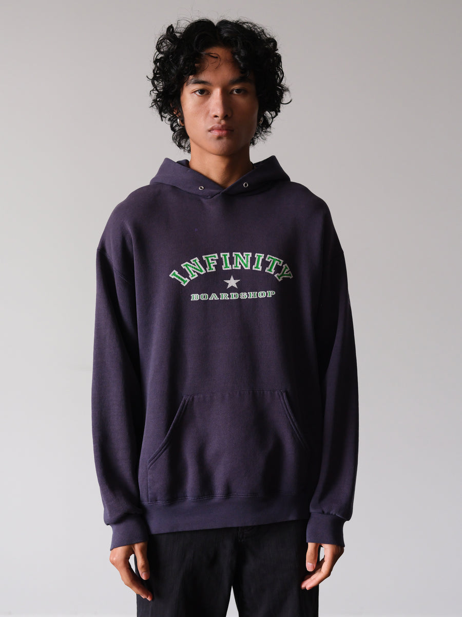 2000s Infinity Boardshop Faded Blue Hoodie