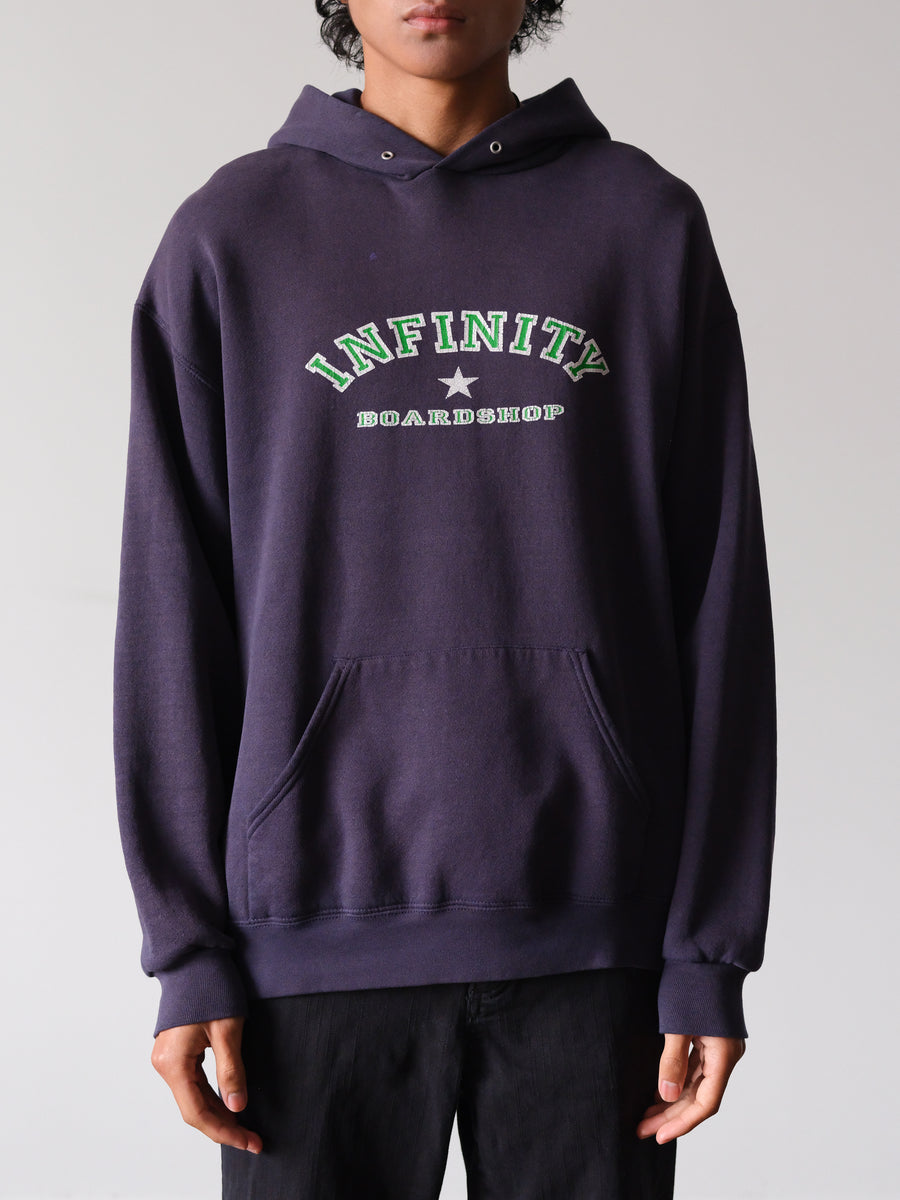 2000s Infinity Boardshop Faded Blue Hoodie