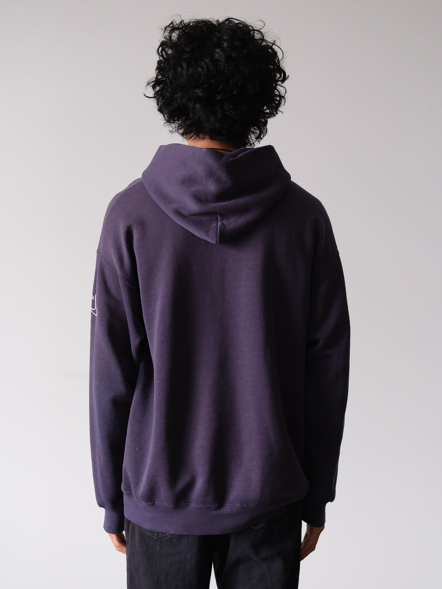 2000s Infinity Boardshop Faded Blue Hoodie