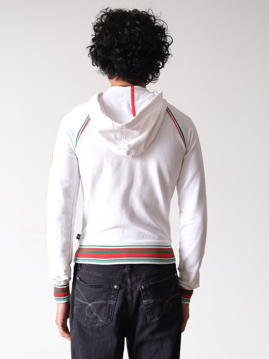 2000s Italia Raglan Zip Hoodie