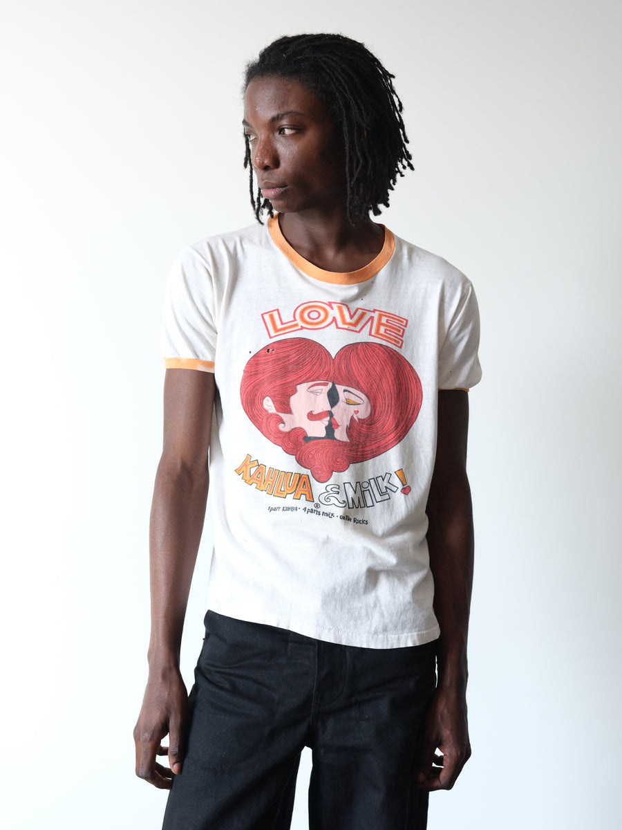 1970s Champion Kahlua & MIlk Ringer Tee