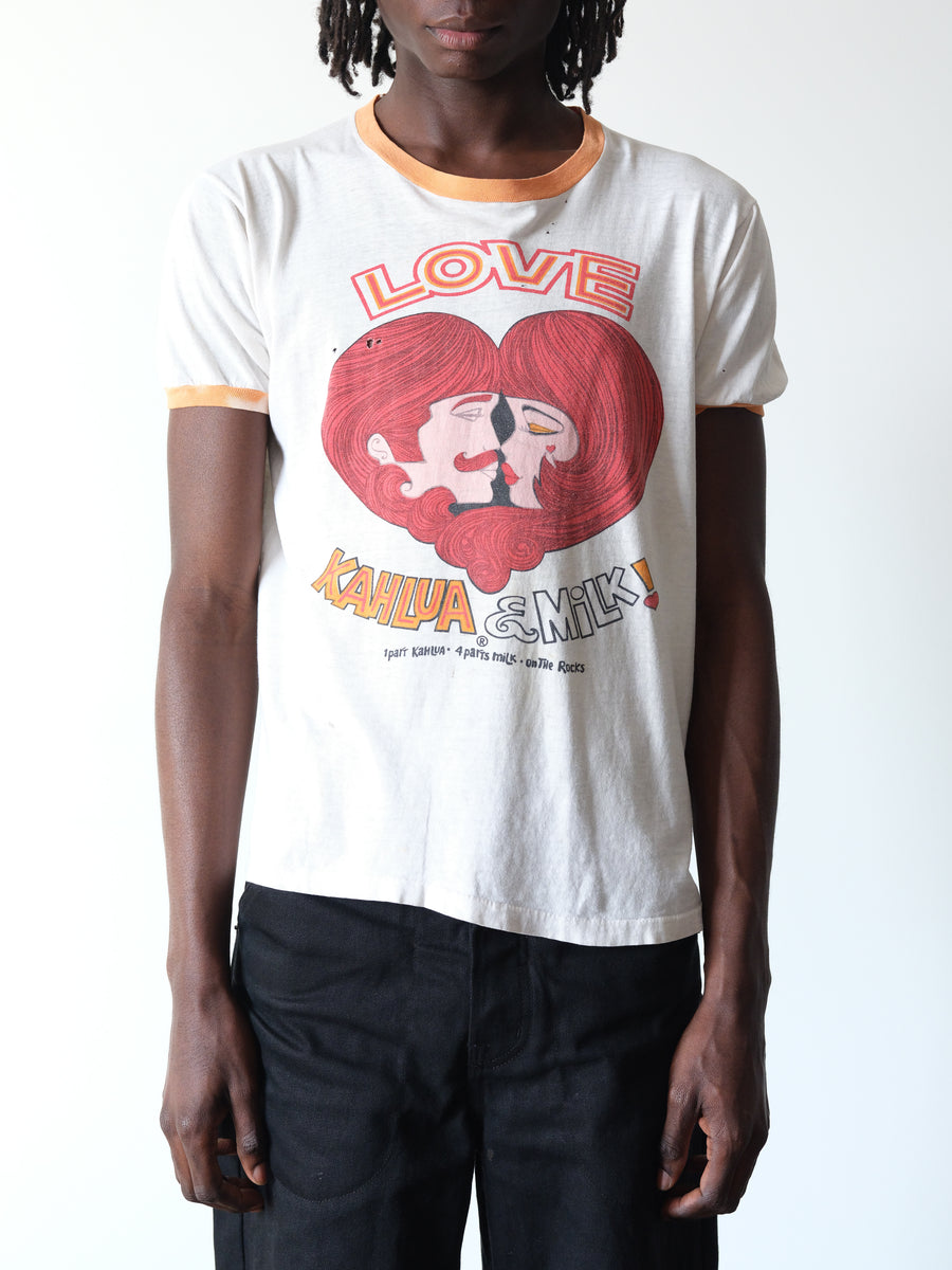 1970s Champion Kahlua & MIlk Ringer Tee