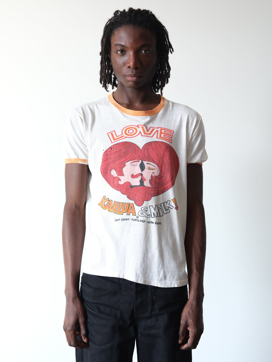1970s Champion Kahlua & MIlk Ringer Tee