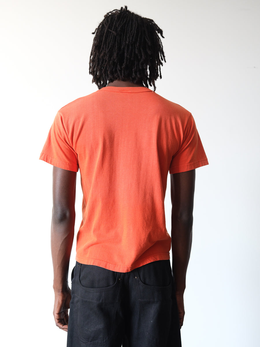 1990s Sun Faded Orange Pocket Tee