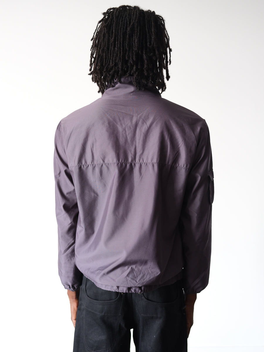 2000s Gap Gray Nylon Double Pocket Windbreaker