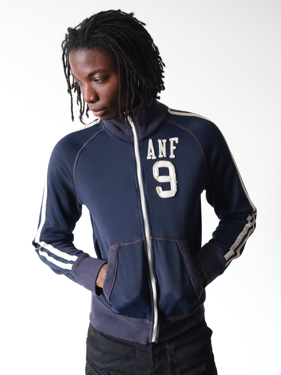 2000s A&F Navy Track Jacket