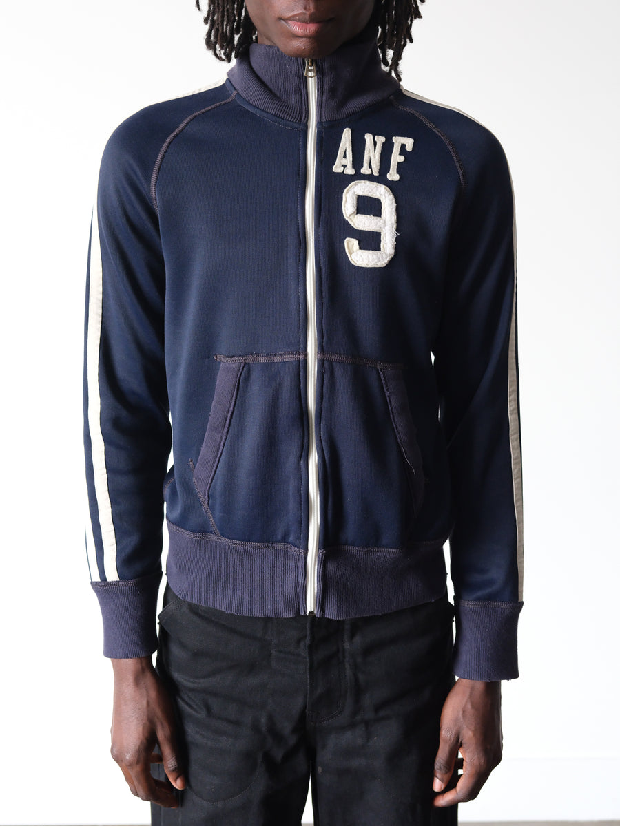2000s A&F Navy Track Jacket