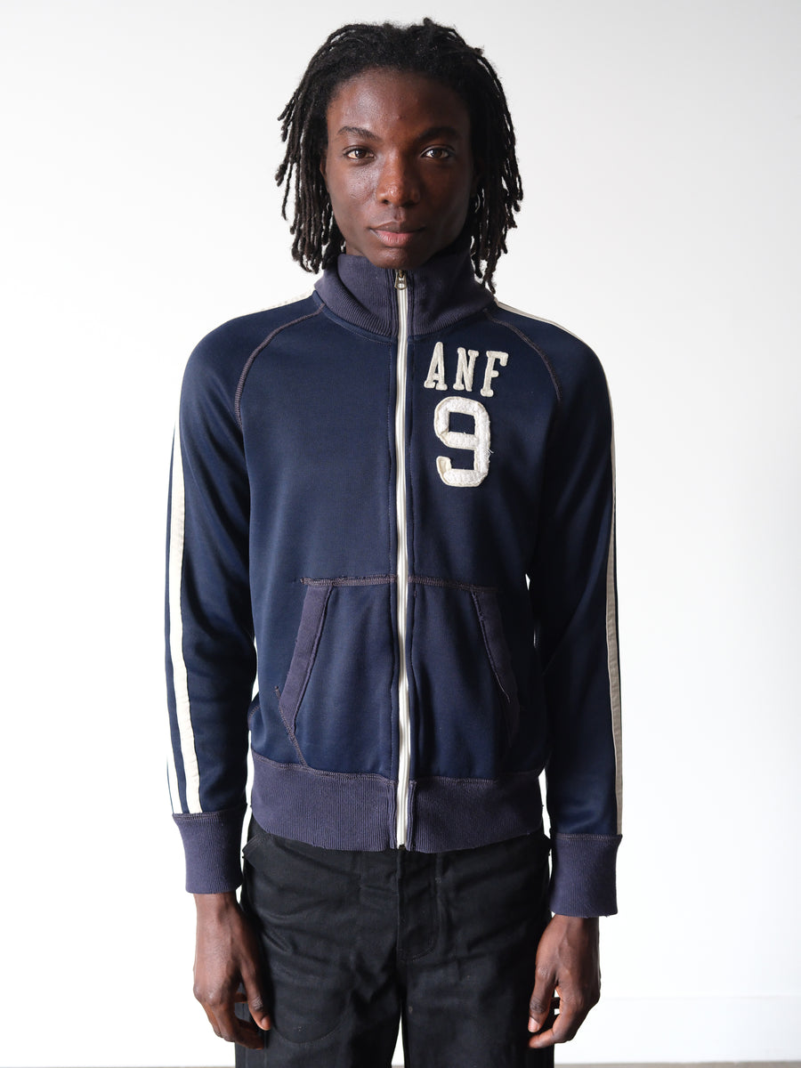2000s A&F Navy Track Jacket