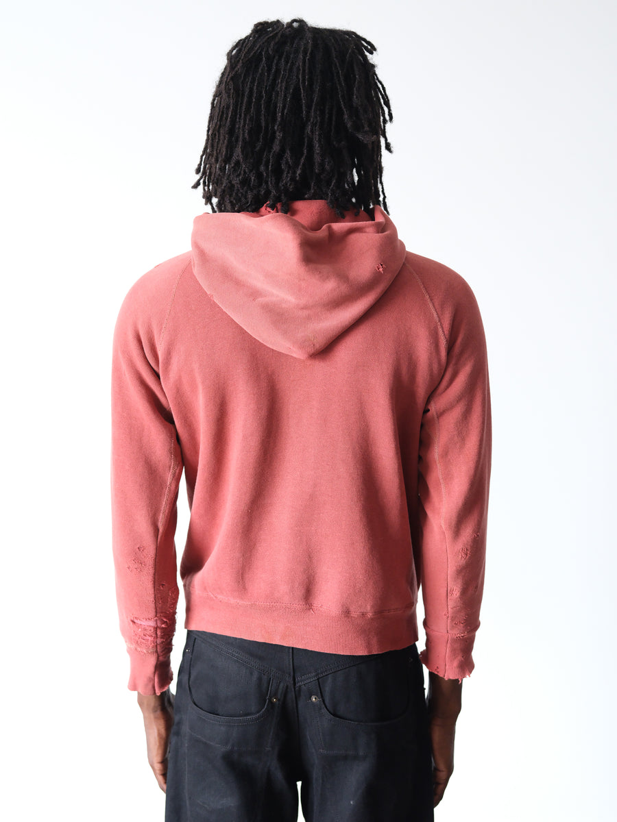 1960s Faded Brick Raglan Hoodie