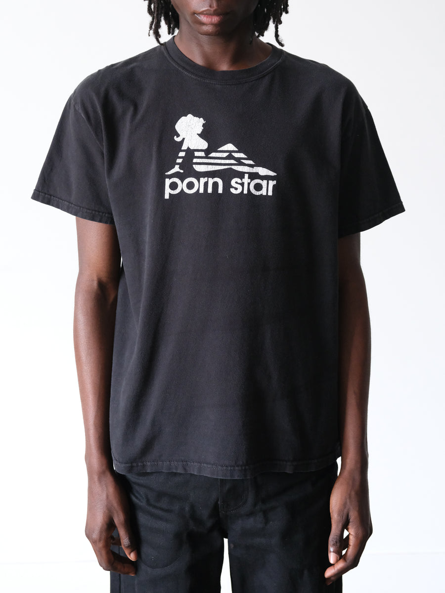 2000s Pornstar Adidas Logo Flip Tee