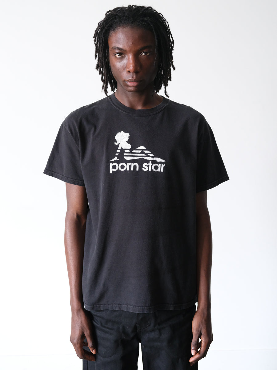 2000s Pornstar Adidas Logo Flip Tee
