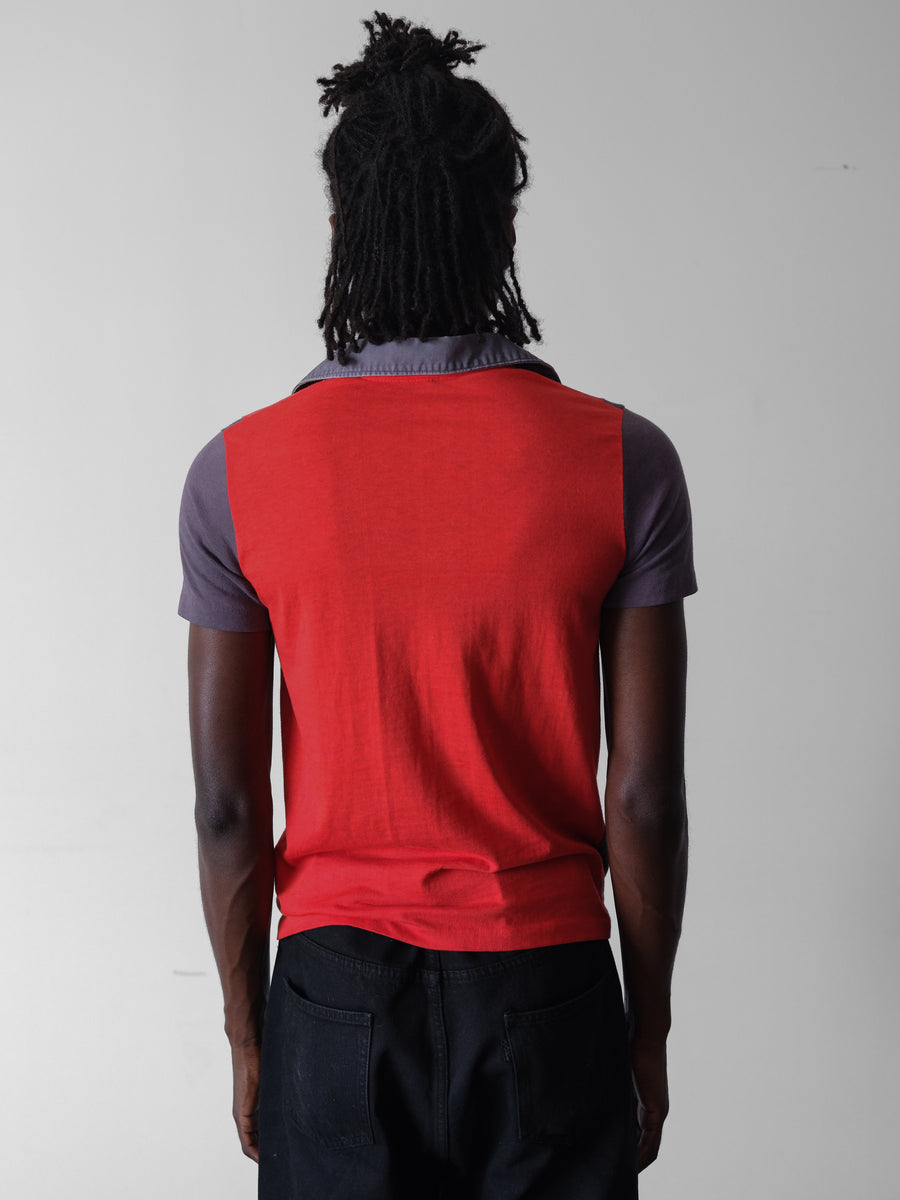 1970s-80s Levi's Colorblock Polo Shirt