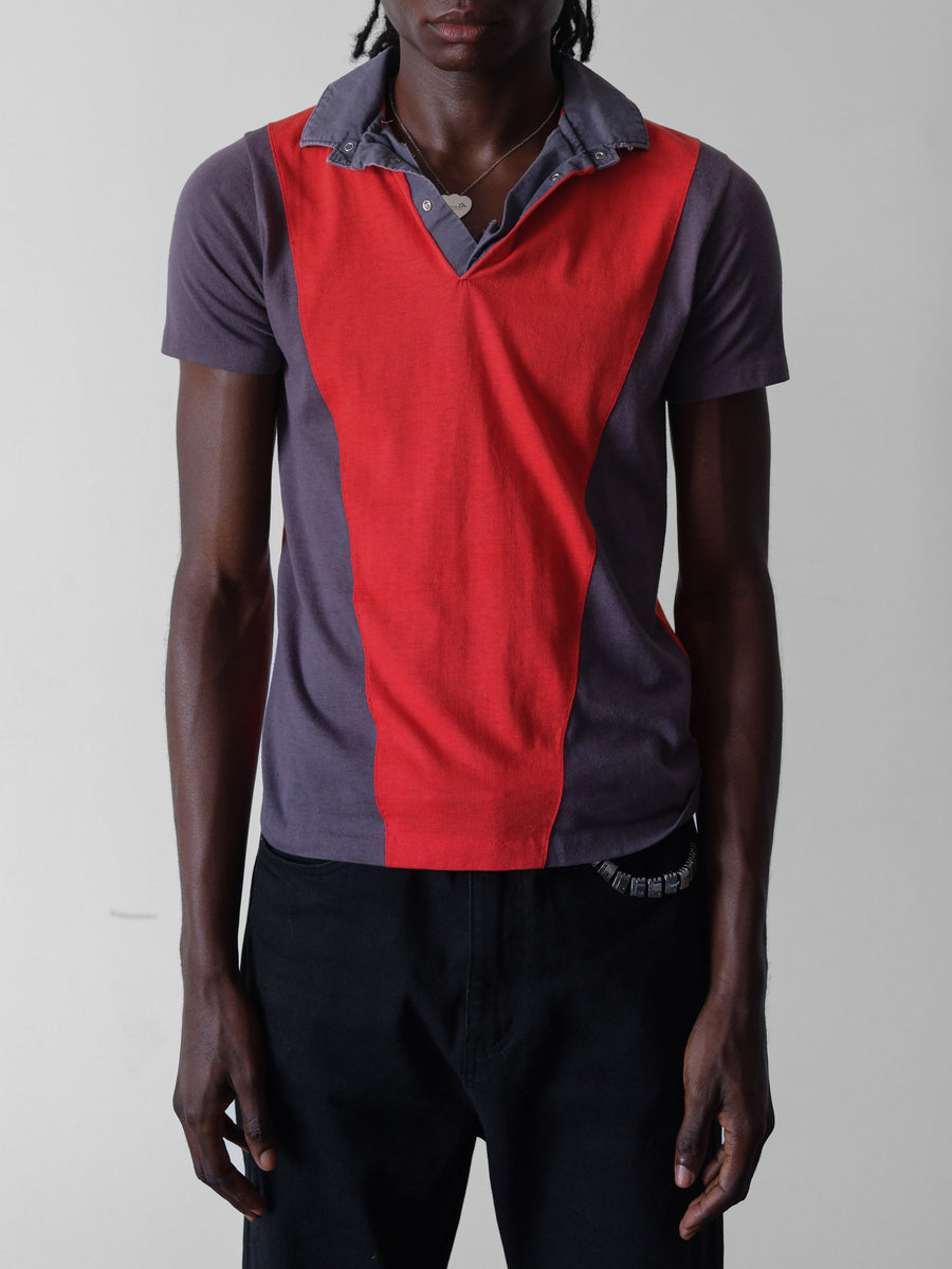 1970s-80s Levi's Colorblock Polo Shirt