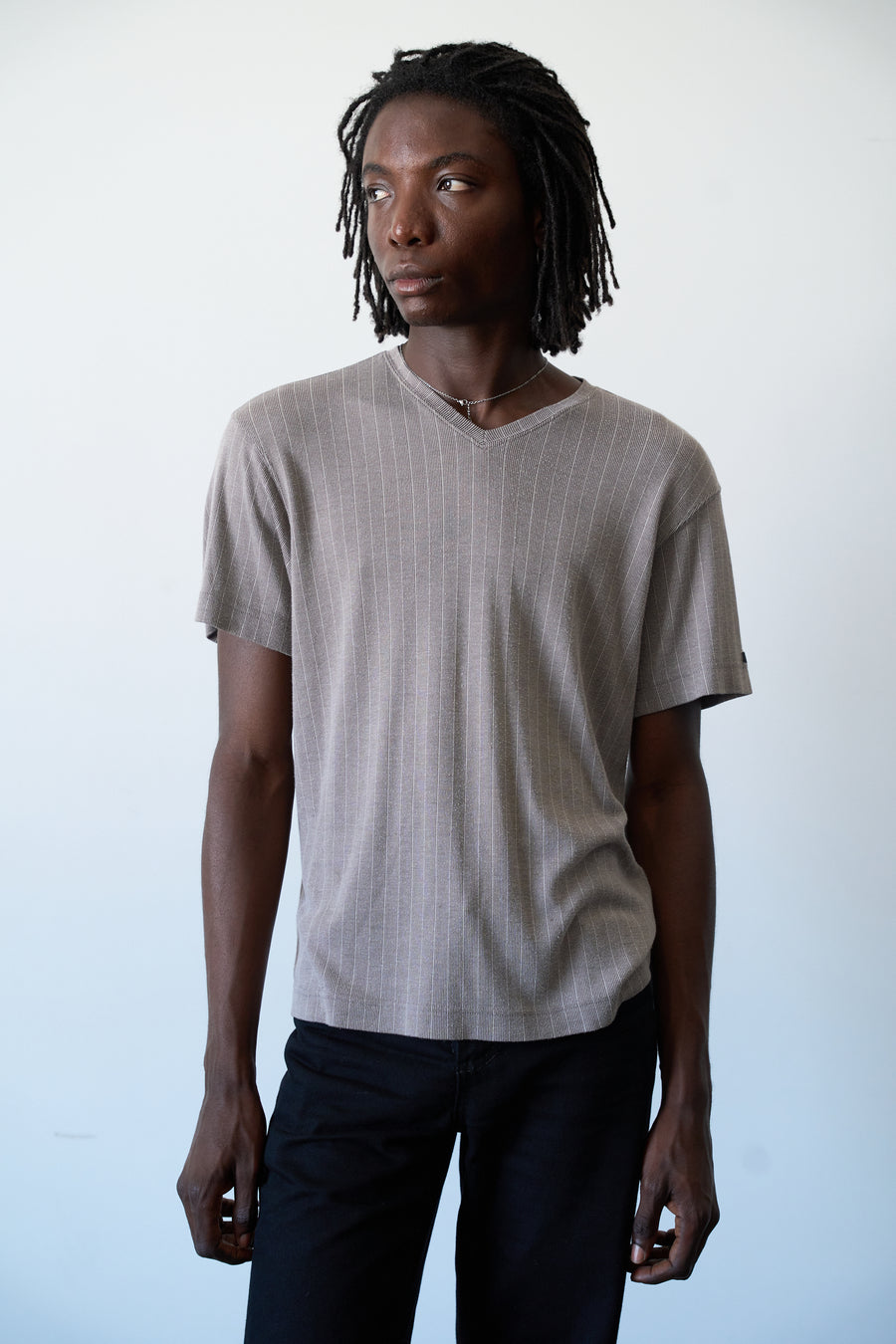 2000s Calvin Klein Chris Moltisanti Rayon V Neck