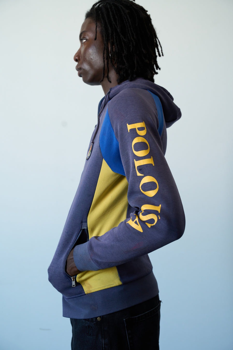 2000s Polo Ralph Lauren Sun Faded Ski Hoodie