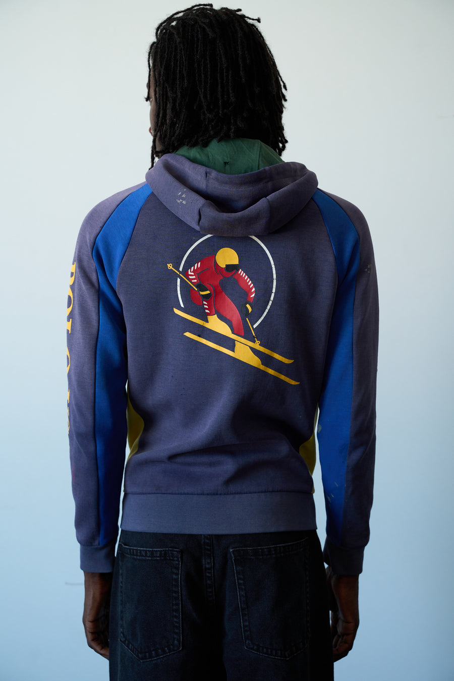 2000s Polo Ralph Lauren Sun Faded Ski Hoodie