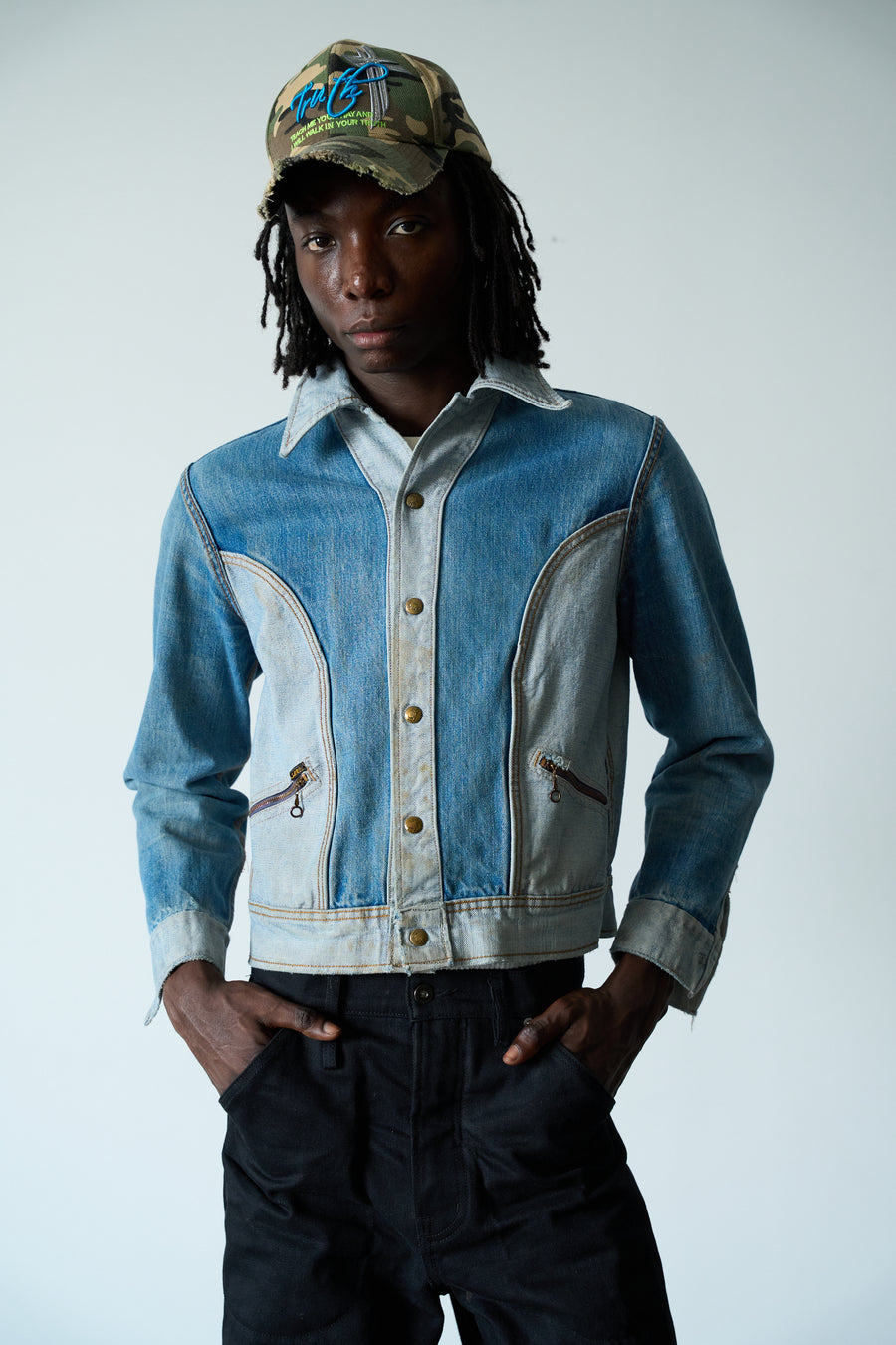 1970s Lee Two Tone Reversible Denim Jacket