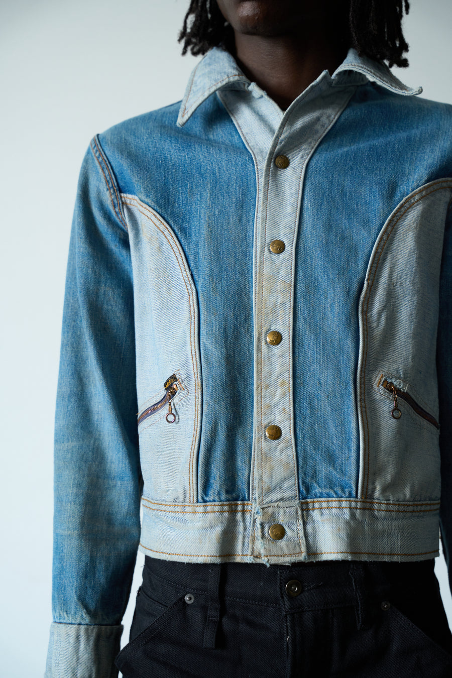 1970s Lee Two Tone Reversible Denim Jacket