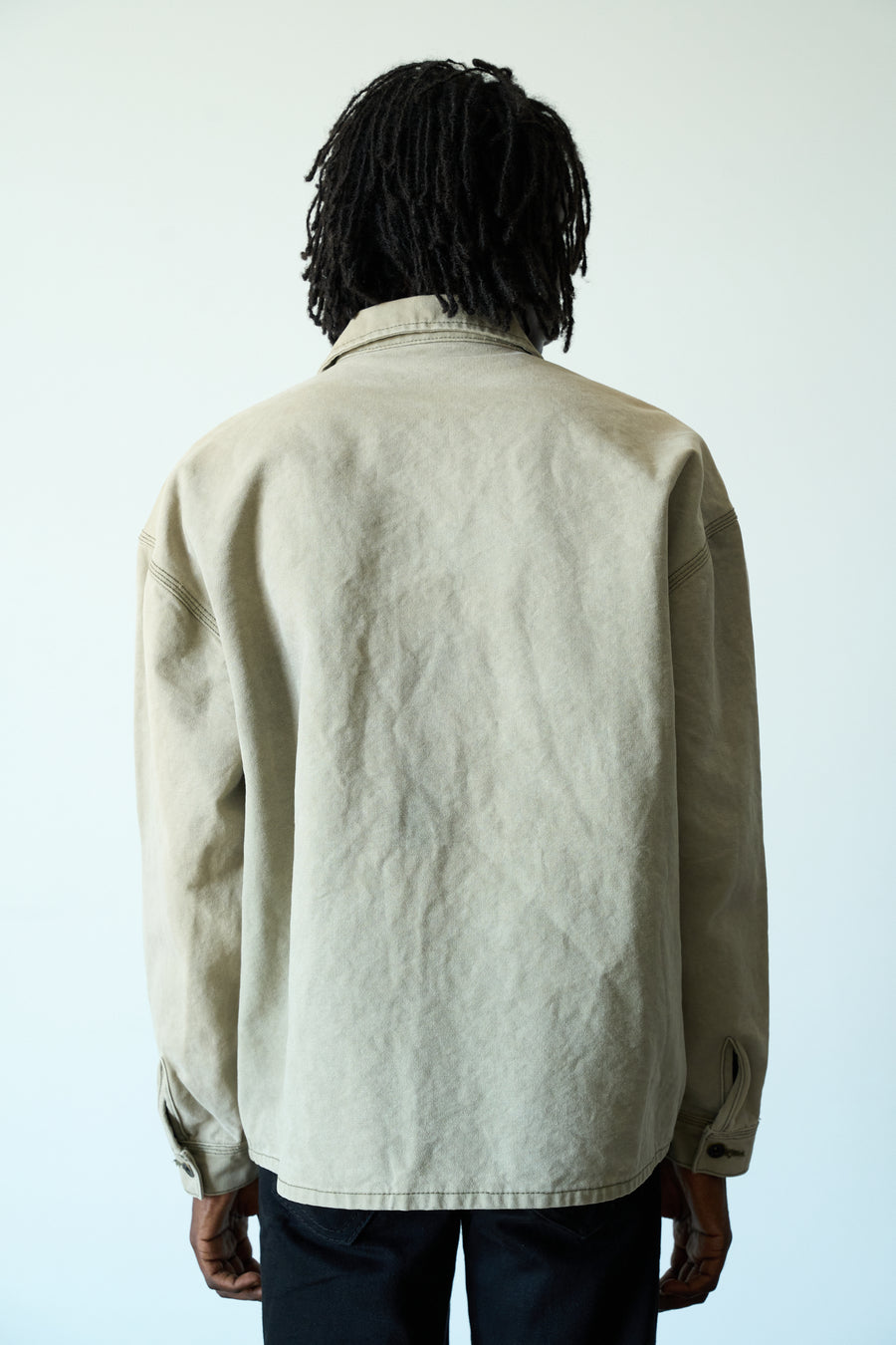 Yeezy Sample Faded Sage Canvas Chore Coat