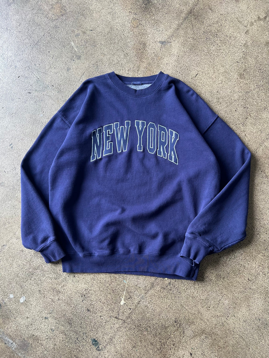 2000s New York Spellout Crewneck