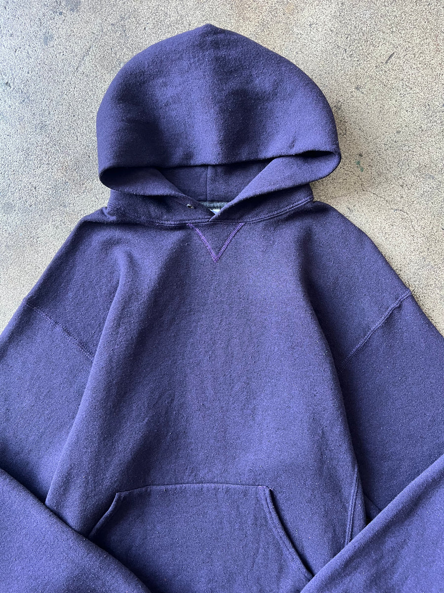 2000s Russell Athletic Purple Hoodie