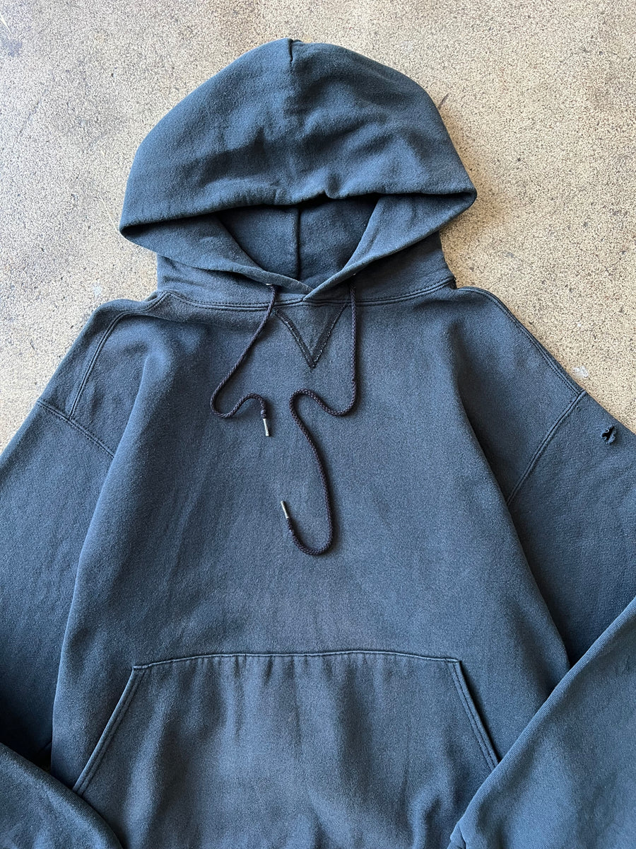 1990s Faded Black Hoodie