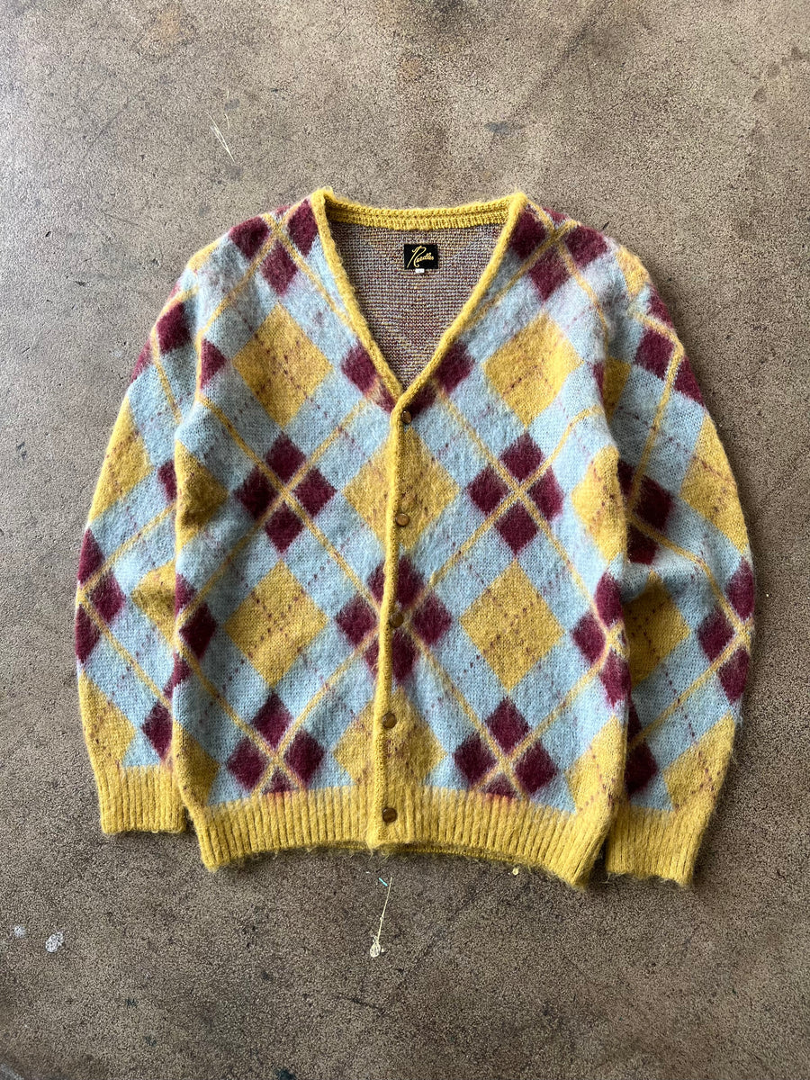 Needles Arygle Mohair Cardigan Sweater