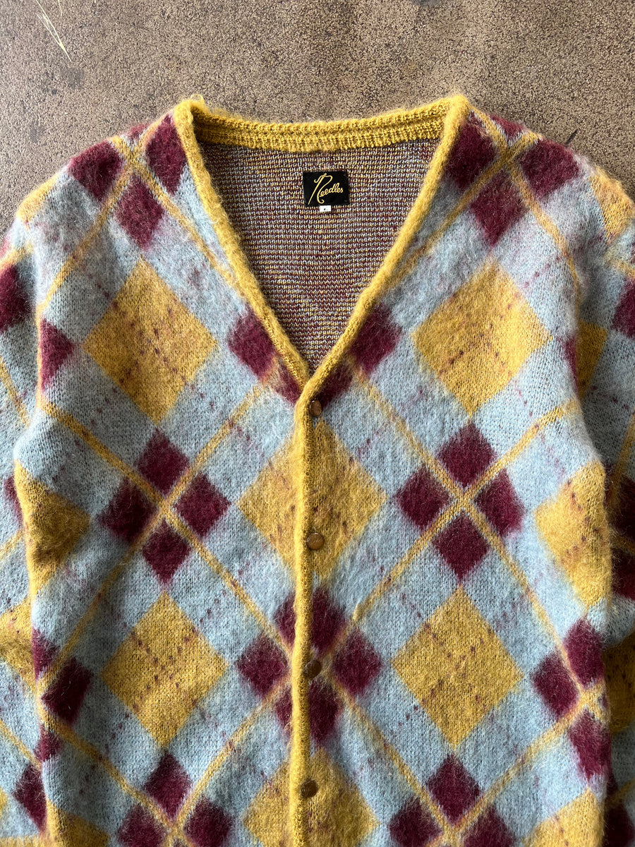 Needles Arygle Mohair Cardigan Sweater