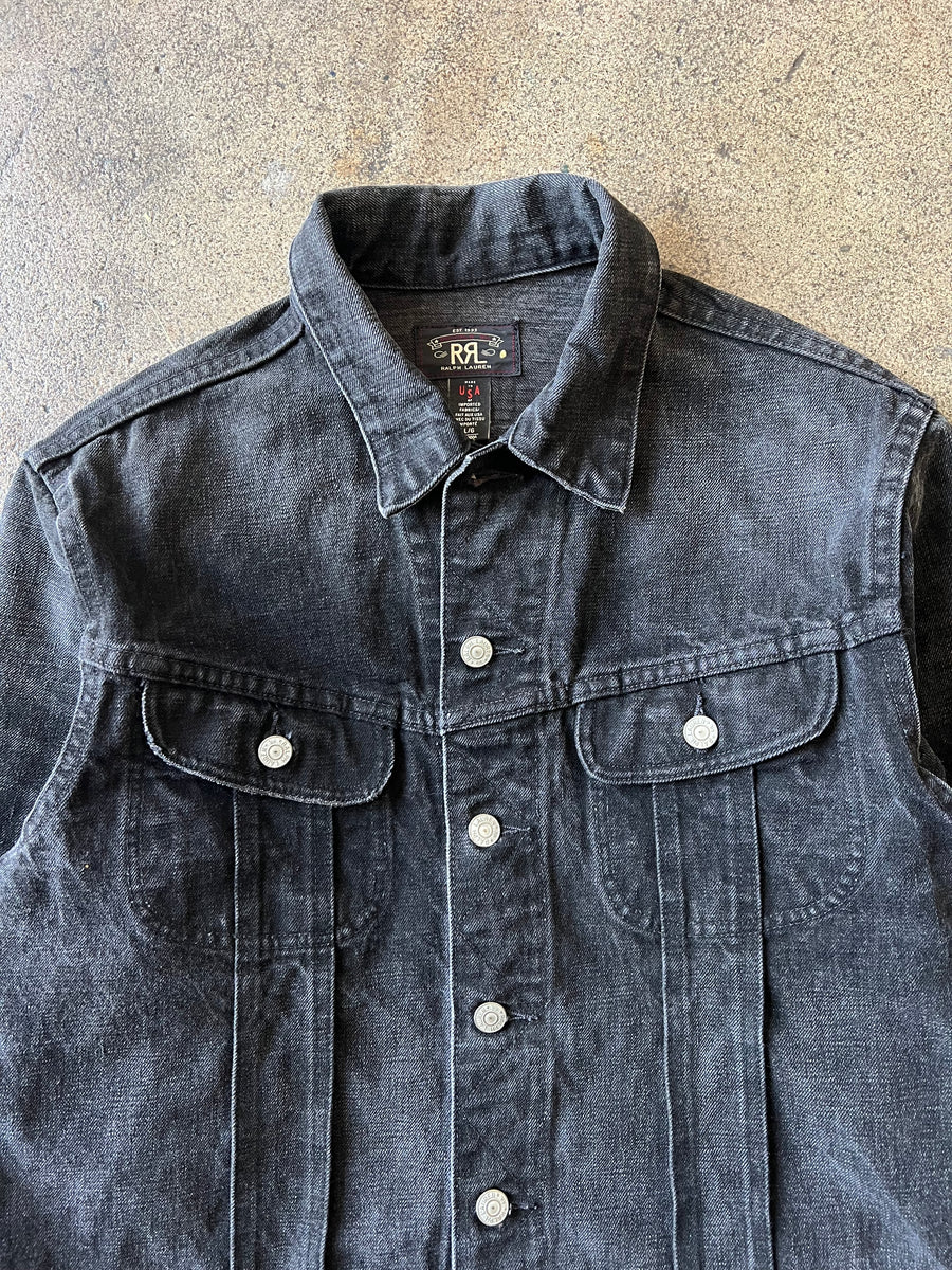 2000s RRL Faded Black Type III Denim Jacket